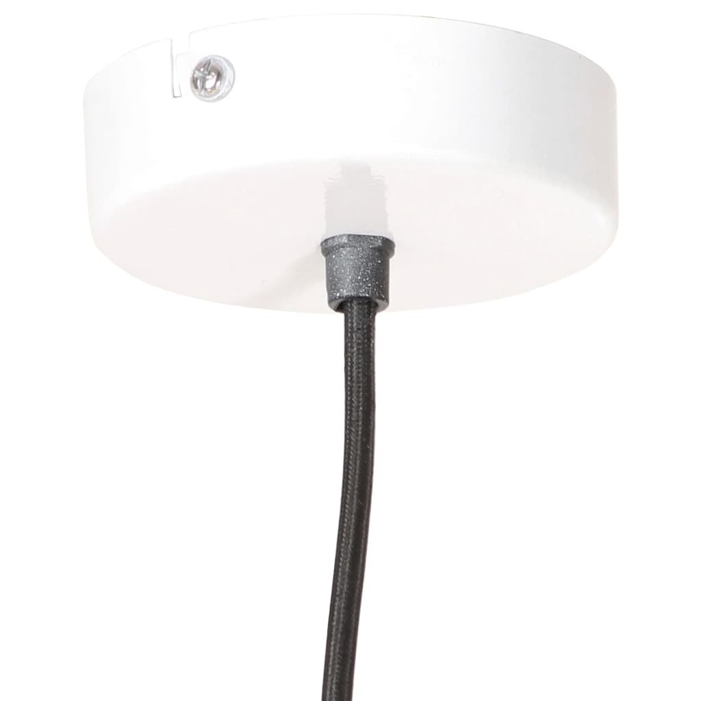 Hanglamp industrieel rond 25 W E27 19 cm wit Lampen | Creëer jouw Trendy Thuis | Gratis bezorgd & Retour | Trendy.nl