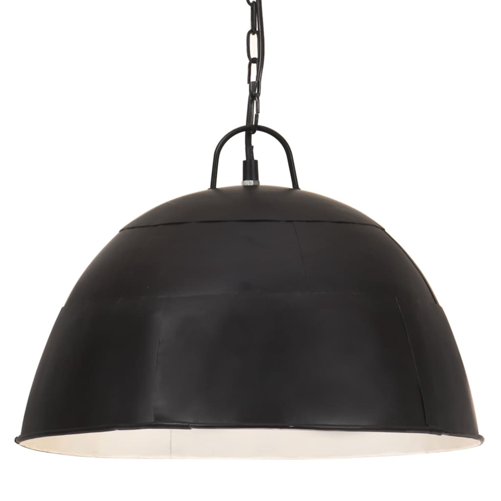 Hanglamp industrieel vintage rond 25 W E27 41 cm zwart Lampen | Creëer jouw Trendy Thuis | Gratis bezorgd & Retour | Trendy.nl