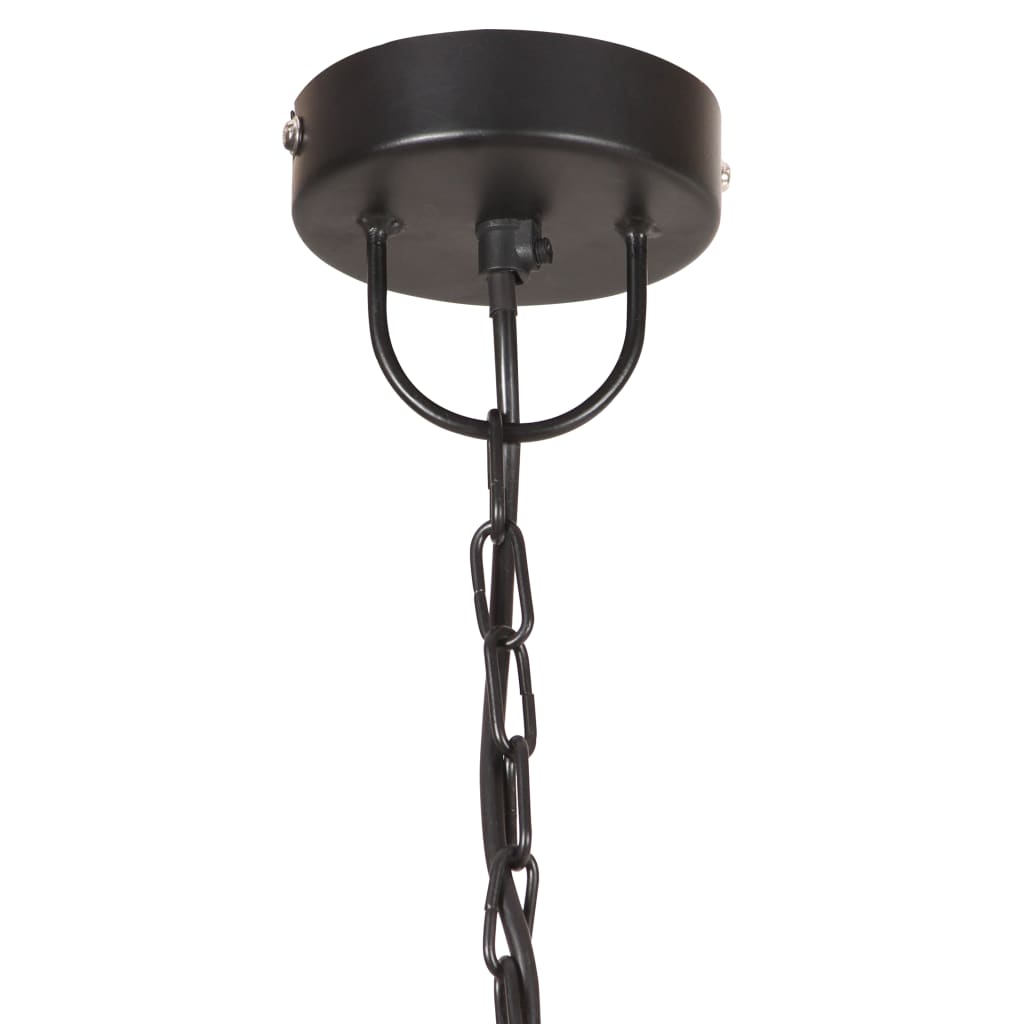 Hanglamp industrieel vintage rond 25 W E27 41 cm zwart Lampen | Creëer jouw Trendy Thuis | Gratis bezorgd & Retour | Trendy.nl