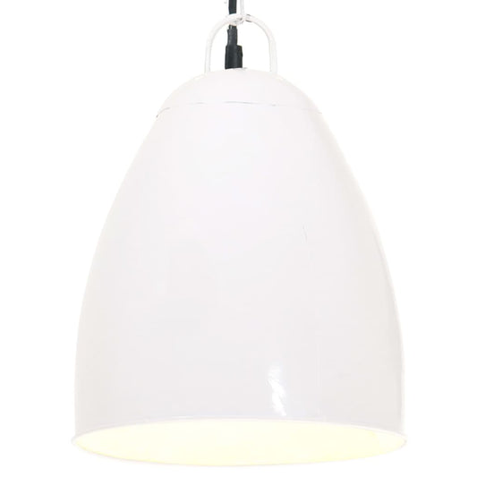 Hanglamp industrieel rond 25 W E27 32 cm wit Lampen | Creëer jouw Trendy Thuis | Gratis bezorgd & Retour | Trendy.nl