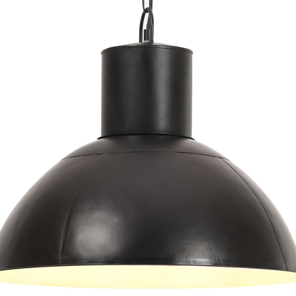 Hanglamp rond 25 W E27 48 cm zwart Lampen | Creëer jouw Trendy Thuis | Gratis bezorgd & Retour | Trendy.nl