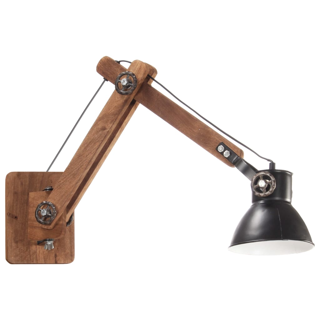 Wandlamp industrieel rond E27 zwart Wandlampen | Creëer jouw Trendy Thuis | Gratis bezorgd & Retour | Trendy.nl