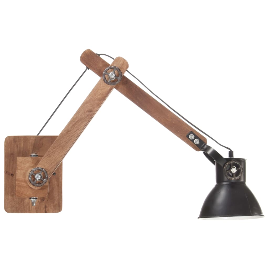 Wandlamp industrieel rond E27 zwart Wandlampen | Creëer jouw Trendy Thuis | Gratis bezorgd & Retour | Trendy.nl