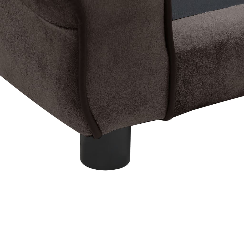 Hondenbank 72x45x30 cm pluche bruin Hondenmanden & -kussens | Creëer jouw Trendy Thuis | Gratis bezorgd & Retour | Trendy.nl