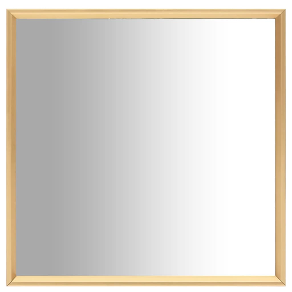 Spiegel 40x40 cm goudkleurig Spiegels | Creëer jouw Trendy Thuis | Gratis bezorgd & Retour | Trendy.nl