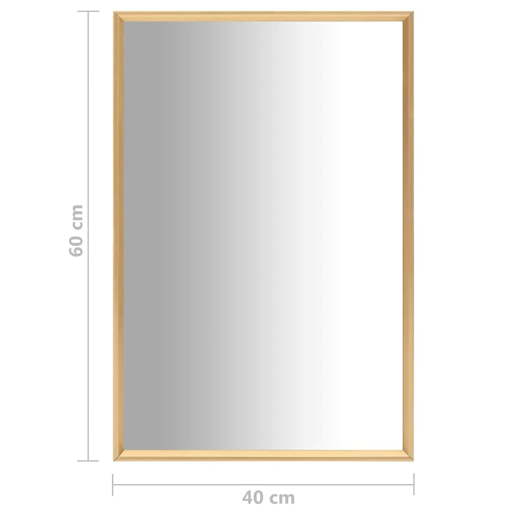 Spiegel 60x40 cm goudkleurig