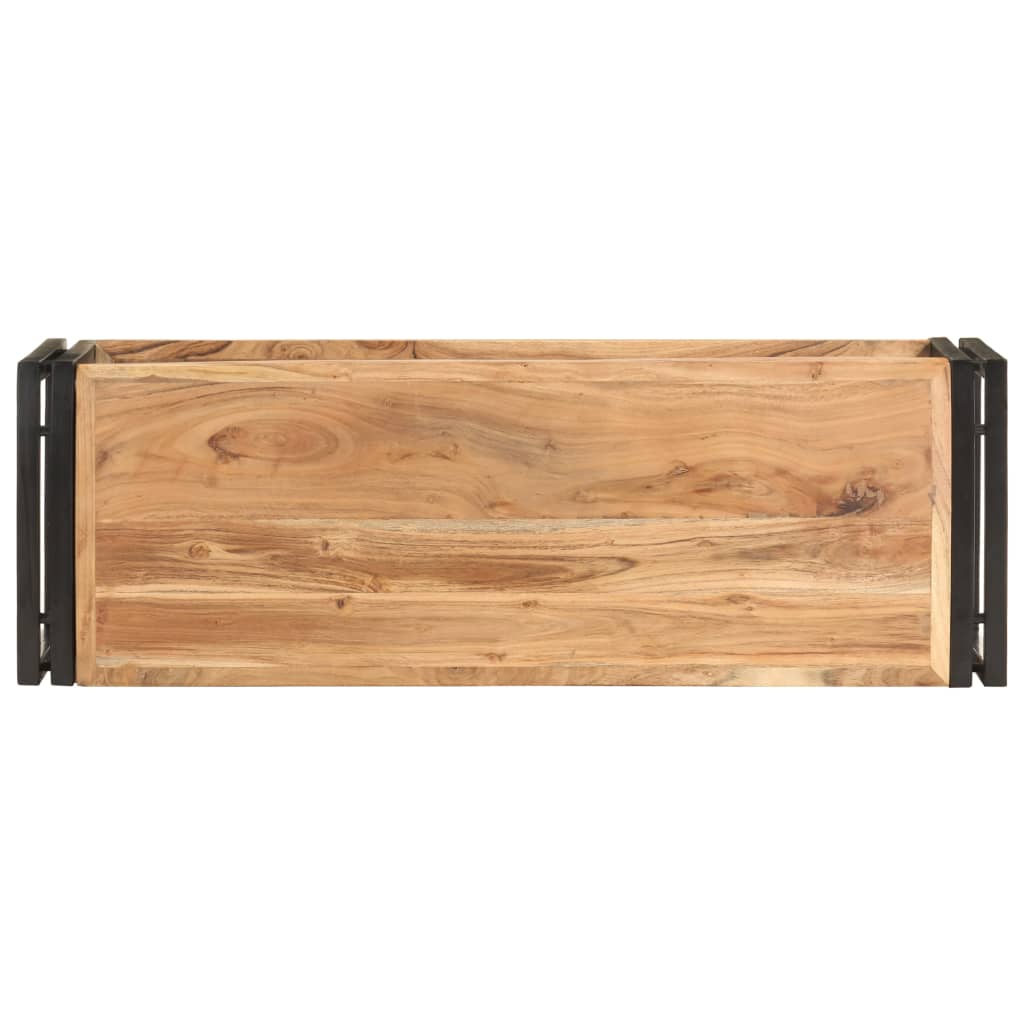 Tv-meubel 90x30x40 cm massief acaciahout Tv-meubels | Creëer jouw Trendy Thuis | Gratis bezorgd & Retour | Trendy.nl