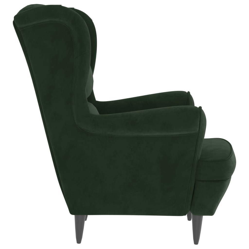 Fauteuil fluweel donkergroen Fauteuils & Relaxfauteuils | Creëer jouw Trendy Thuis | Gratis bezorgd & Retour | Trendy.nl