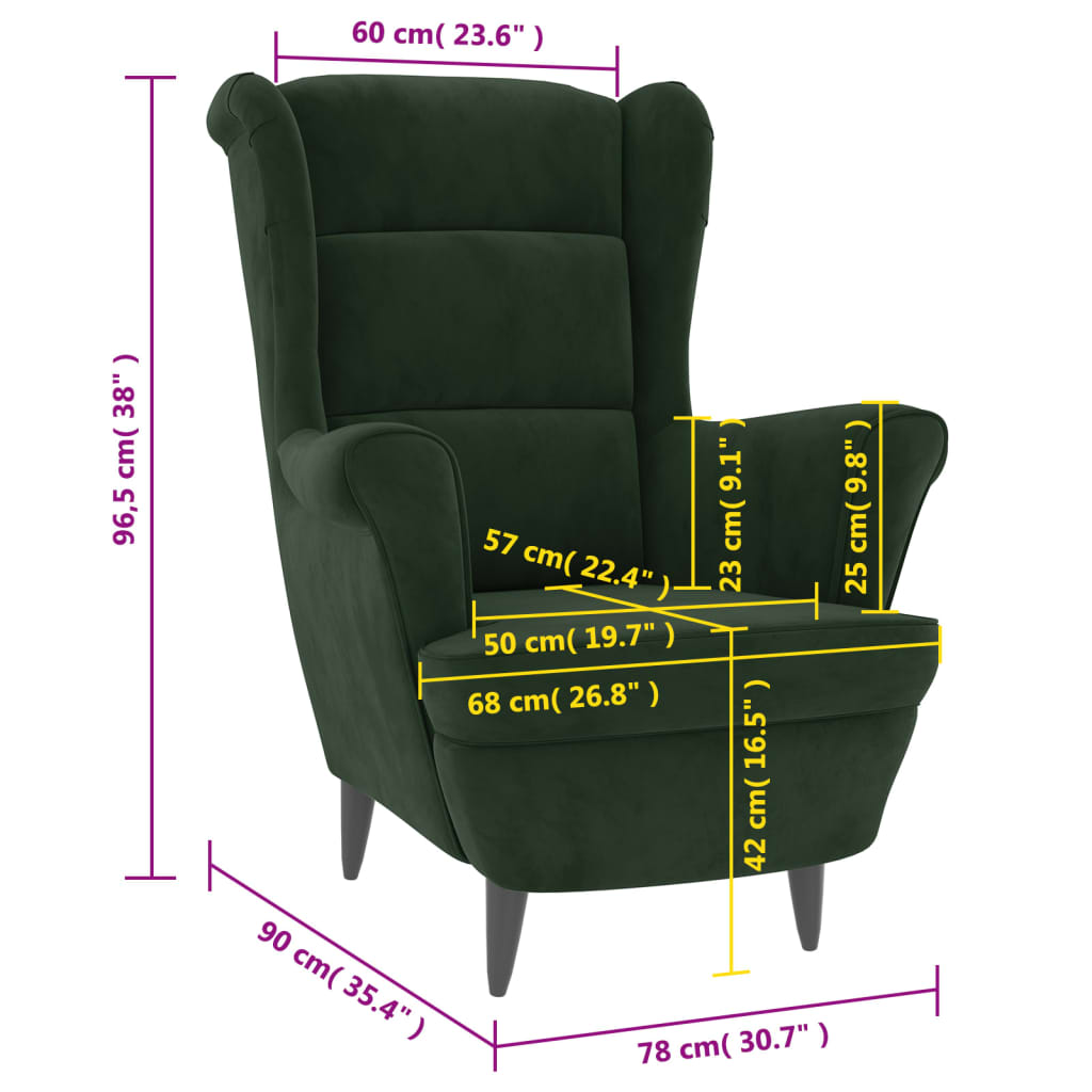 Fauteuil fluweel donkergroen Fauteuils & Relaxfauteuils | Creëer jouw Trendy Thuis | Gratis bezorgd & Retour | Trendy.nl