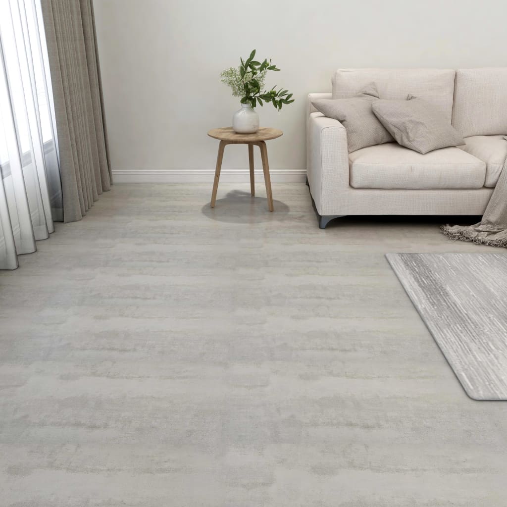Vloerplanken zelfklevend 55 st 5,11 m² PVC lichtgrijs Vloeren | Creëer jouw Trendy Thuis | Gratis bezorgd & Retour | Trendy.nl