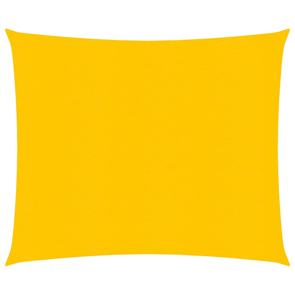 Zonnezeil 160 g/m² 2,5x2,5 m HDPE geel