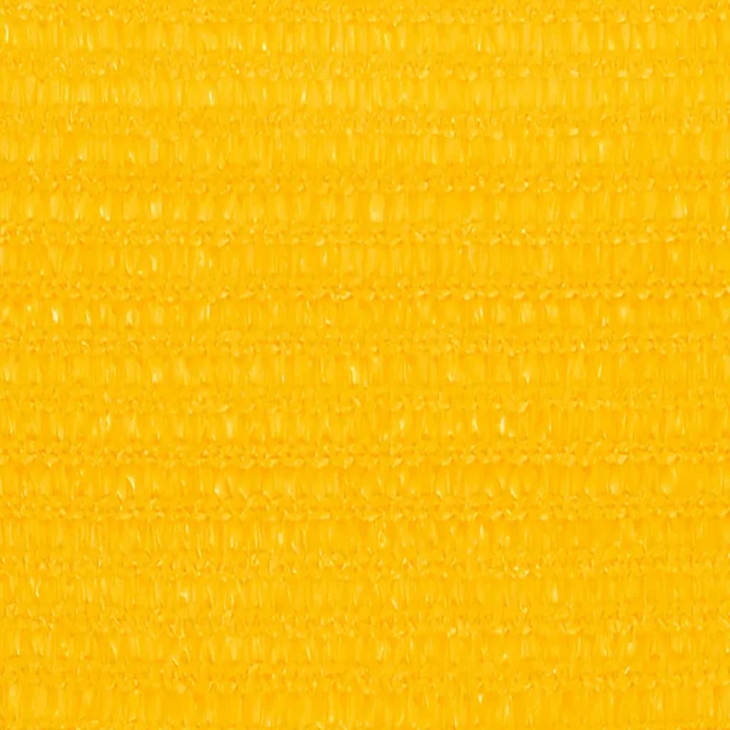 Zonnezeil 160 g/m² 3x5 m HDPE geel