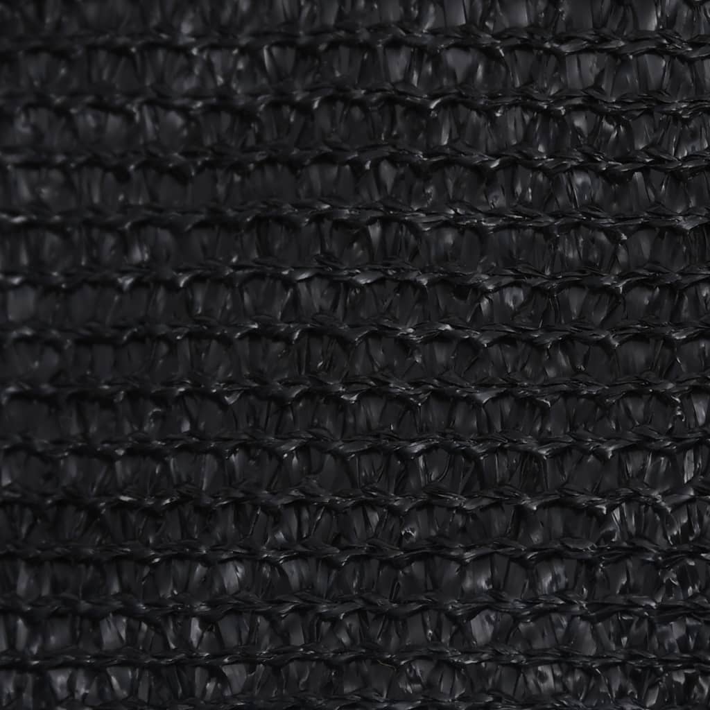 Zonnezeil 160 g/m² 2x3 m HDPE zwart