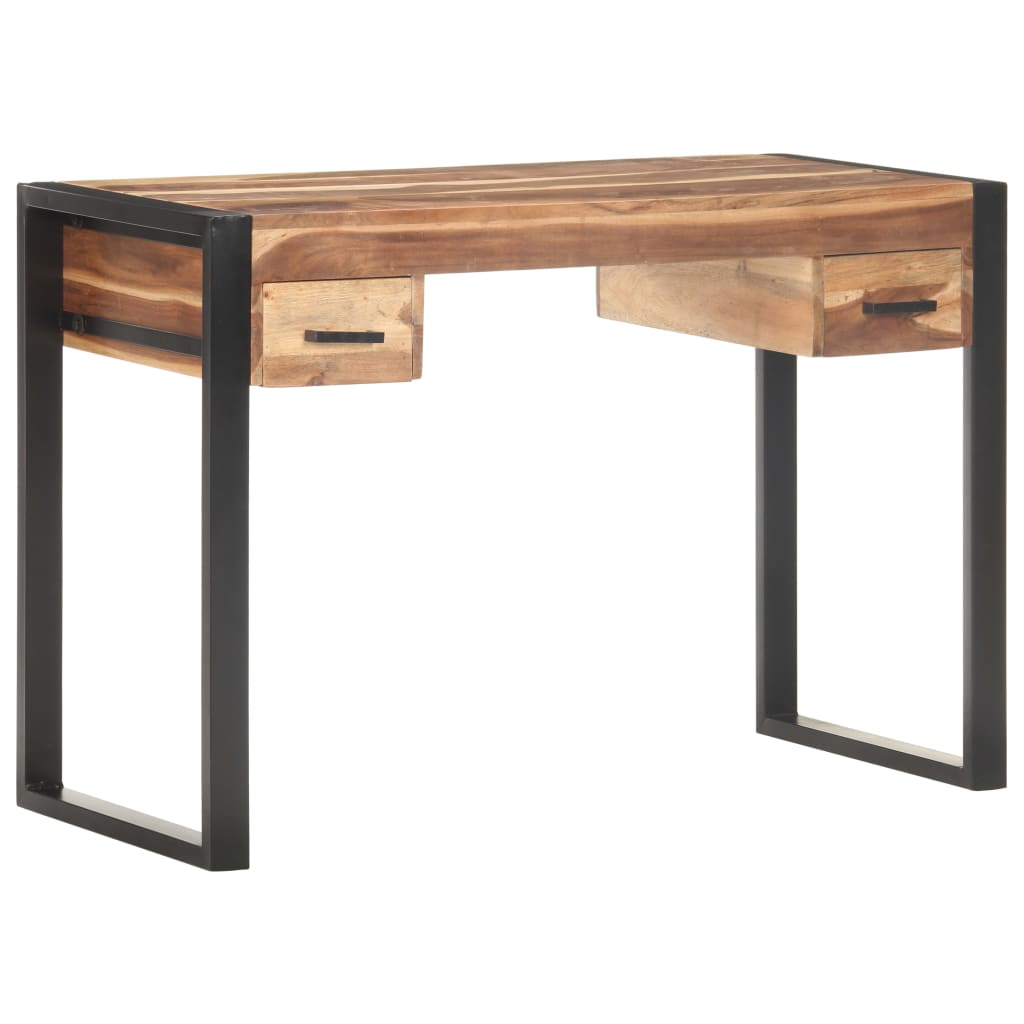 Bureau 110x50x76 cm massief hout