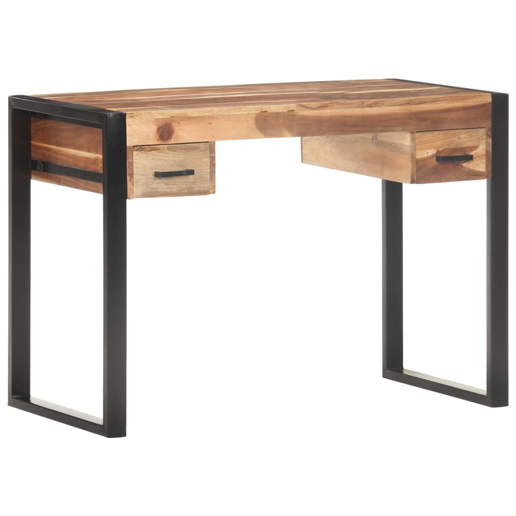 Bureau 110x50x76 cm massief hout