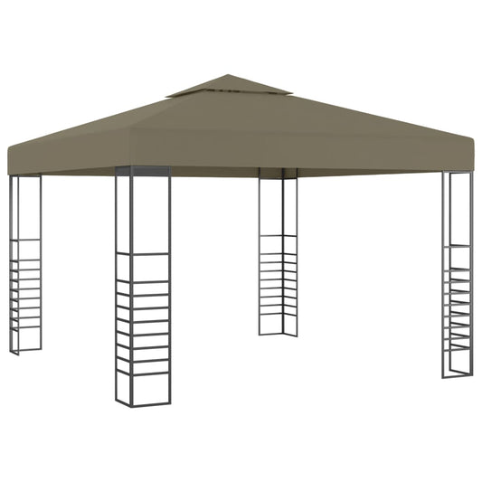 Tuinpaviljoen 180 g/m² 3x3 m taupe