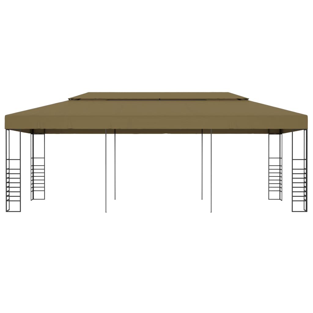 Prieel 180 g/m² 6x3x2,7 m taupe Partytenten & prieëlen | Creëer jouw Trendy Thuis | Gratis bezorgd & Retour | Trendy.nl