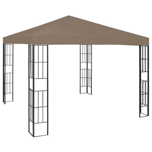 Prieel 3x3 m taupe Partytenten & prieëlen | Creëer jouw Trendy Thuis | Gratis bezorgd & Retour | Trendy.nl