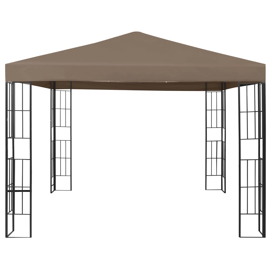 Prieel 3x3 m taupe Partytenten & prieëlen | Creëer jouw Trendy Thuis | Gratis bezorgd & Retour | Trendy.nl