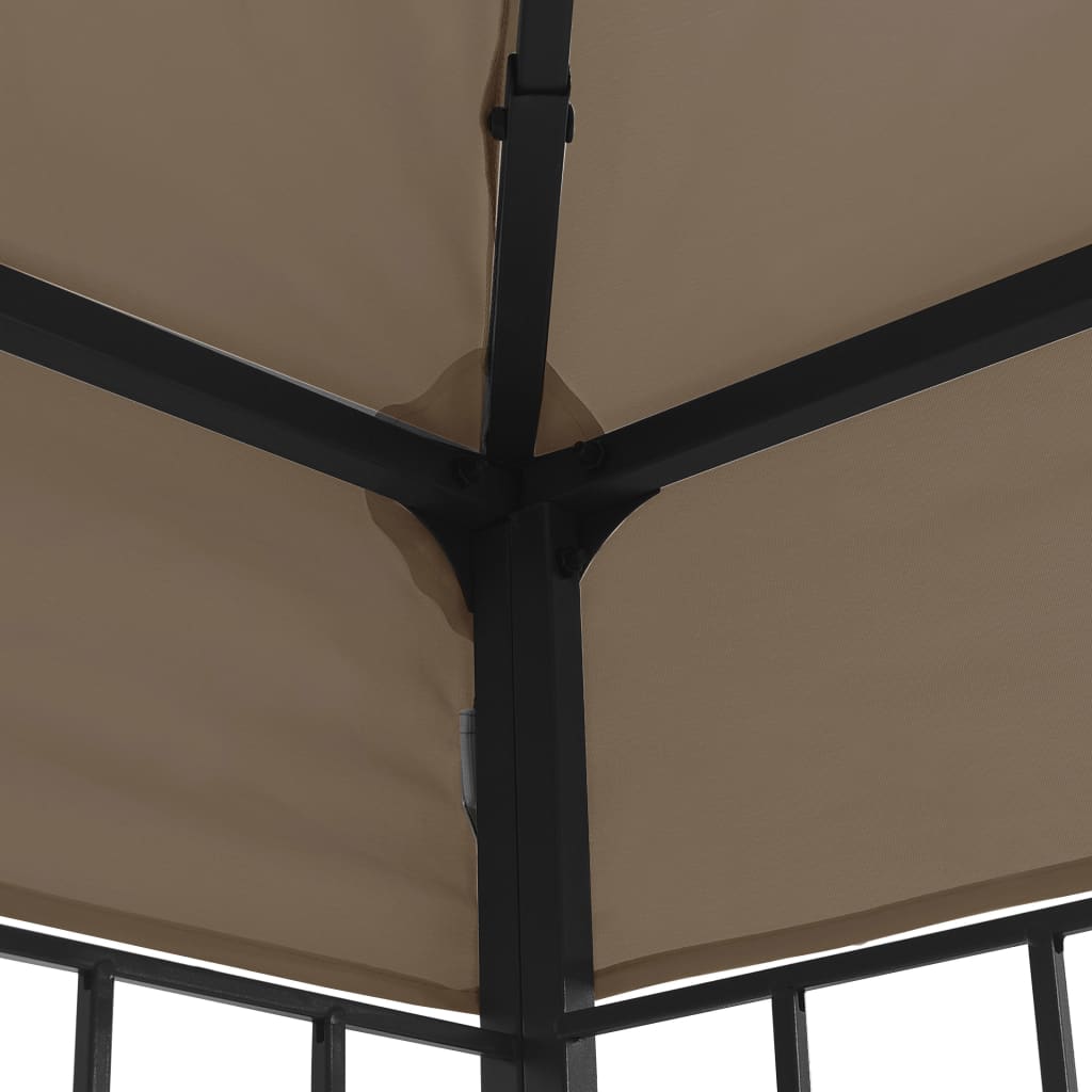 Prieel 3x3 m taupe Partytenten & prieëlen | Creëer jouw Trendy Thuis | Gratis bezorgd & Retour | Trendy.nl