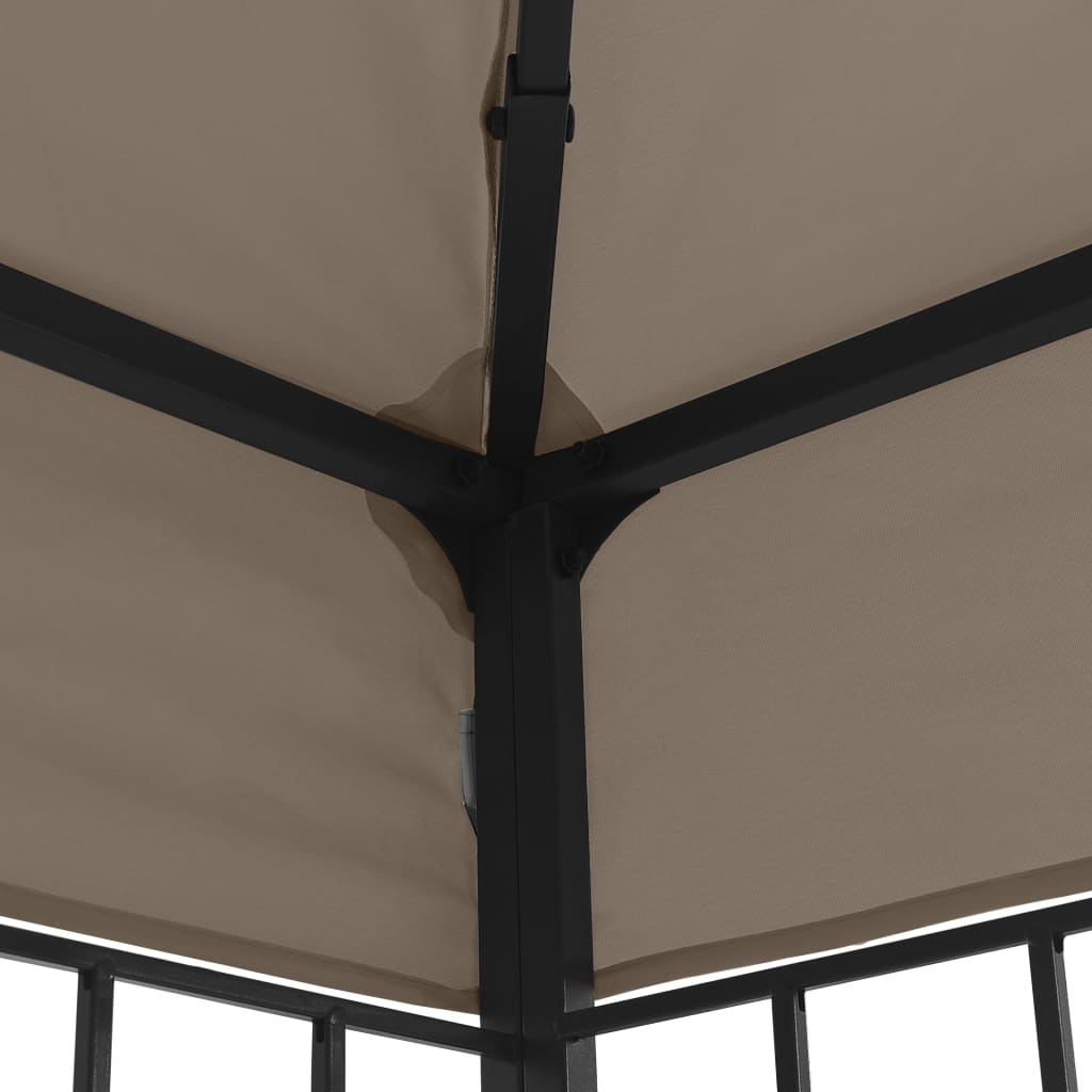 Prieel 4x3 m taupe Partytenten & prieëlen | Creëer jouw Trendy Thuis | Gratis bezorgd & Retour | Trendy.nl