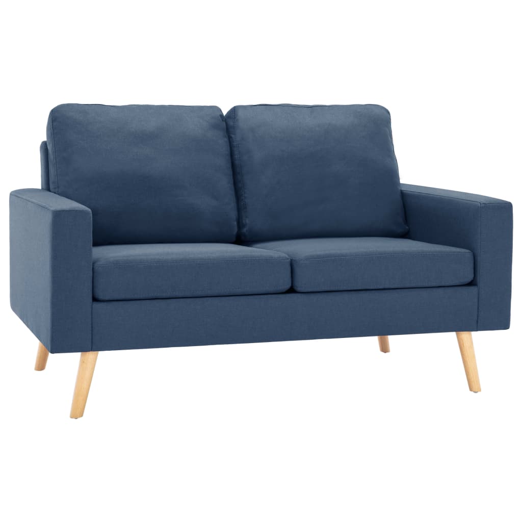 2-delig Bankstel stof blauw Banken | Creëer jouw Trendy Thuis | Gratis bezorgd & Retour | Trendy.nl