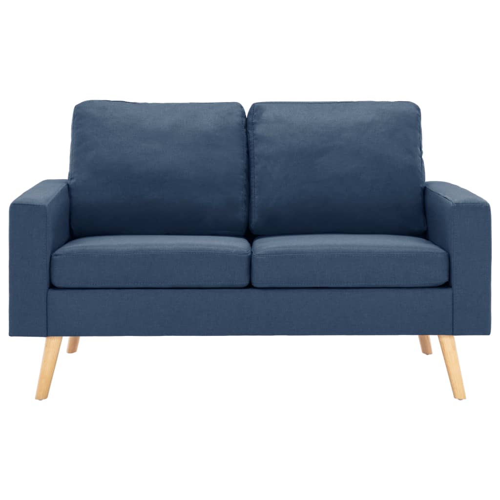 2-delig Bankstel stof blauw Banken | Creëer jouw Trendy Thuis | Gratis bezorgd & Retour | Trendy.nl