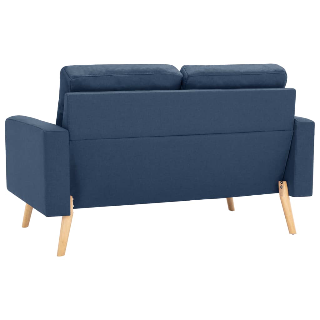 2-delig Bankstel stof blauw Banken | Creëer jouw Trendy Thuis | Gratis bezorgd & Retour | Trendy.nl