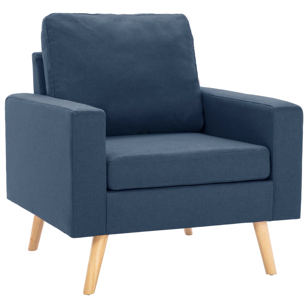 2-delig Bankstel stof blauw Banken | Creëer jouw Trendy Thuis | Gratis bezorgd & Retour | Trendy.nl