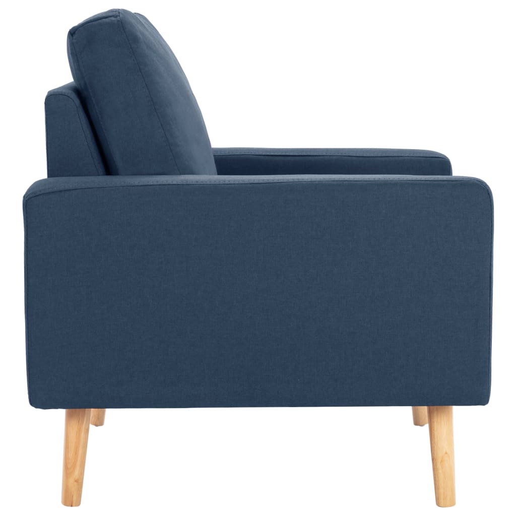 2-delig Bankstel stof blauw Banken | Creëer jouw Trendy Thuis | Gratis bezorgd & Retour | Trendy.nl