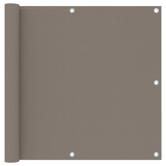 Balkonscherm 90x300 cm oxford stof taupe Parasols en zonneschermen | Creëer jouw Trendy Thuis | Gratis bezorgd & Retour | Trendy.nl