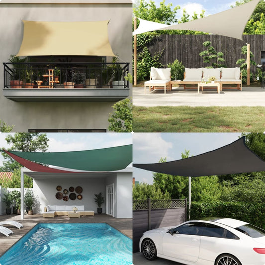 Zonnescherm vierkant 3x3 m oxford stof antracietkleurig Parasols en zonneschermen | Creëer jouw Trendy Thuis | Gratis bezorgd & Retour | Trendy.nl