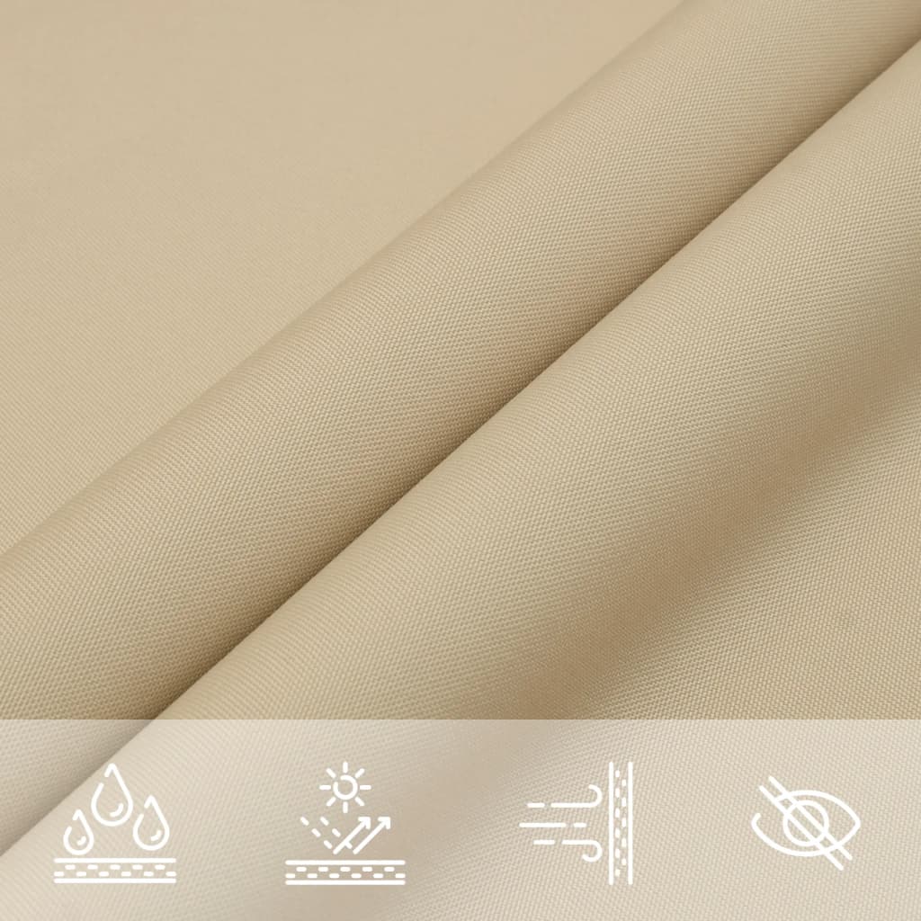 Zonnescherm rechthoekig 2x2,5 m oxford stof beige Parasols en zonneschermen | Creëer jouw Trendy Thuis | Gratis bezorgd & Retour | Trendy.nl