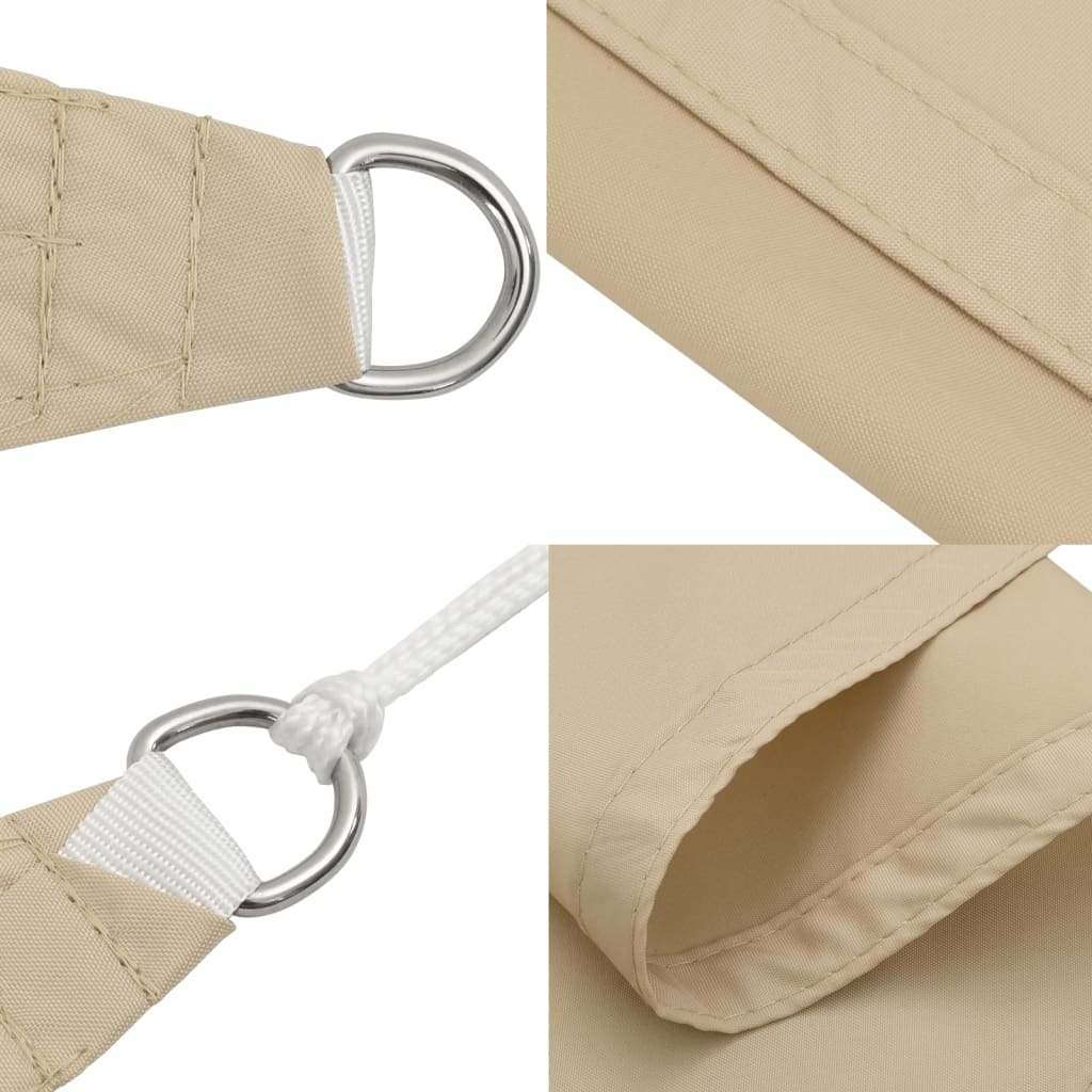 Zonnescherm rechthoekig 2x5 m oxford stof beige Parasols en zonneschermen | Creëer jouw Trendy Thuis | Gratis bezorgd & Retour | Trendy.nl