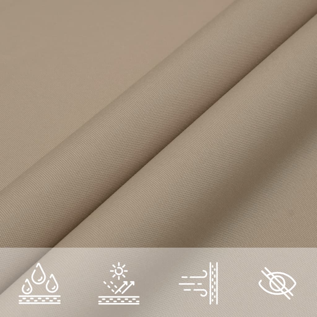 Zonnescherm vierkant 2,5x2,5 m oxford stof taupe Parasols en zonneschermen | Creëer jouw Trendy Thuis | Gratis bezorgd & Retour | Trendy.nl