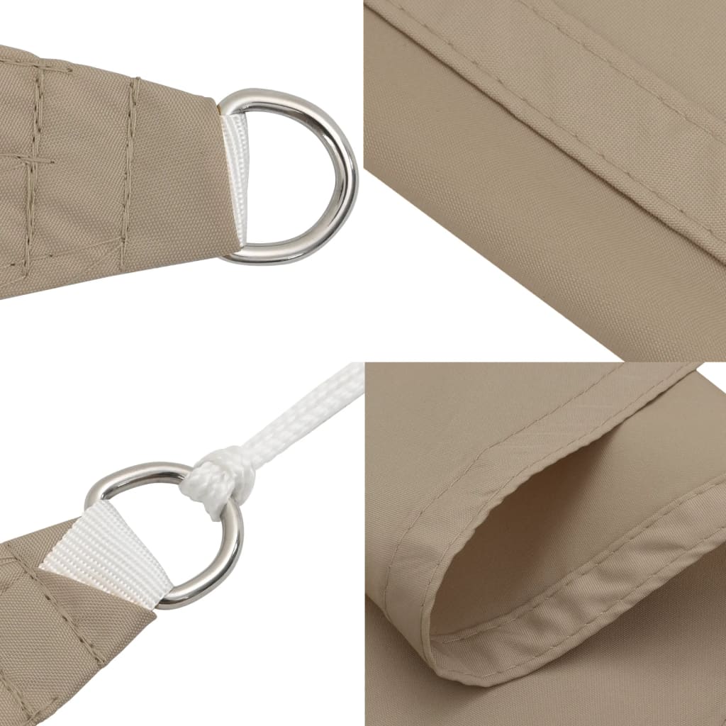 Zonnescherm rechthoekig 2x3,5 m oxford stof taupe Parasols en zonneschermen | Creëer jouw Trendy Thuis | Gratis bezorgd & Retour | Trendy.nl