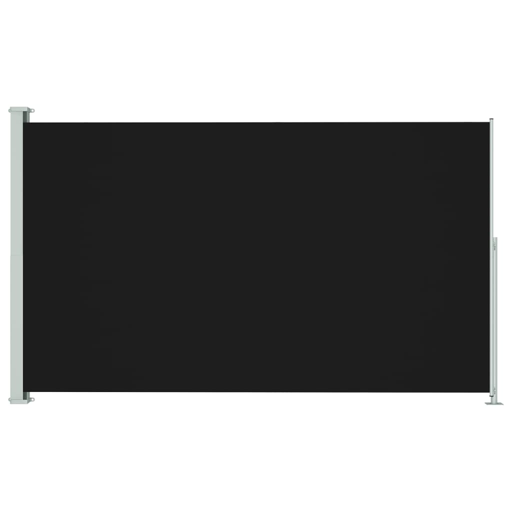 Tuinscherm uittrekbaar 220x300 cm zwart Parasols en zonneschermen | Creëer jouw Trendy Thuis | Gratis bezorgd & Retour | Trendy.nl