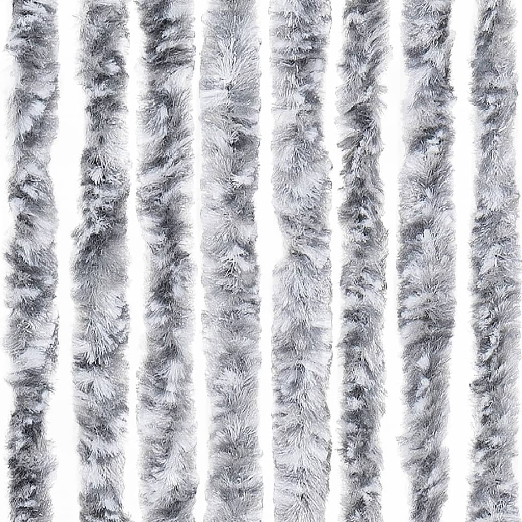 Vliegengordijn 56x200 cm chenille zilverkleurig Raamhorren | Creëer jouw Trendy Thuis | Gratis bezorgd & Retour | Trendy.nl