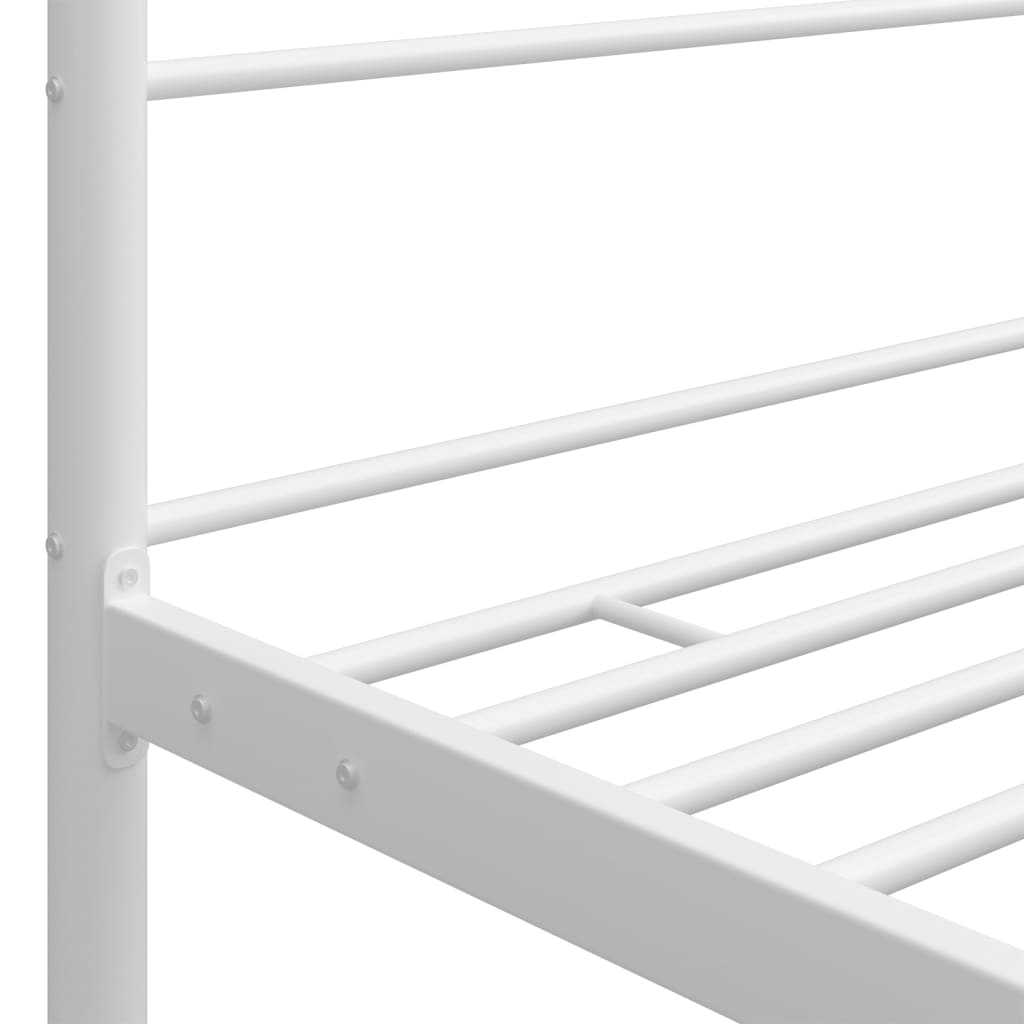 Hemelbedframe metaal wit 120x200 cm