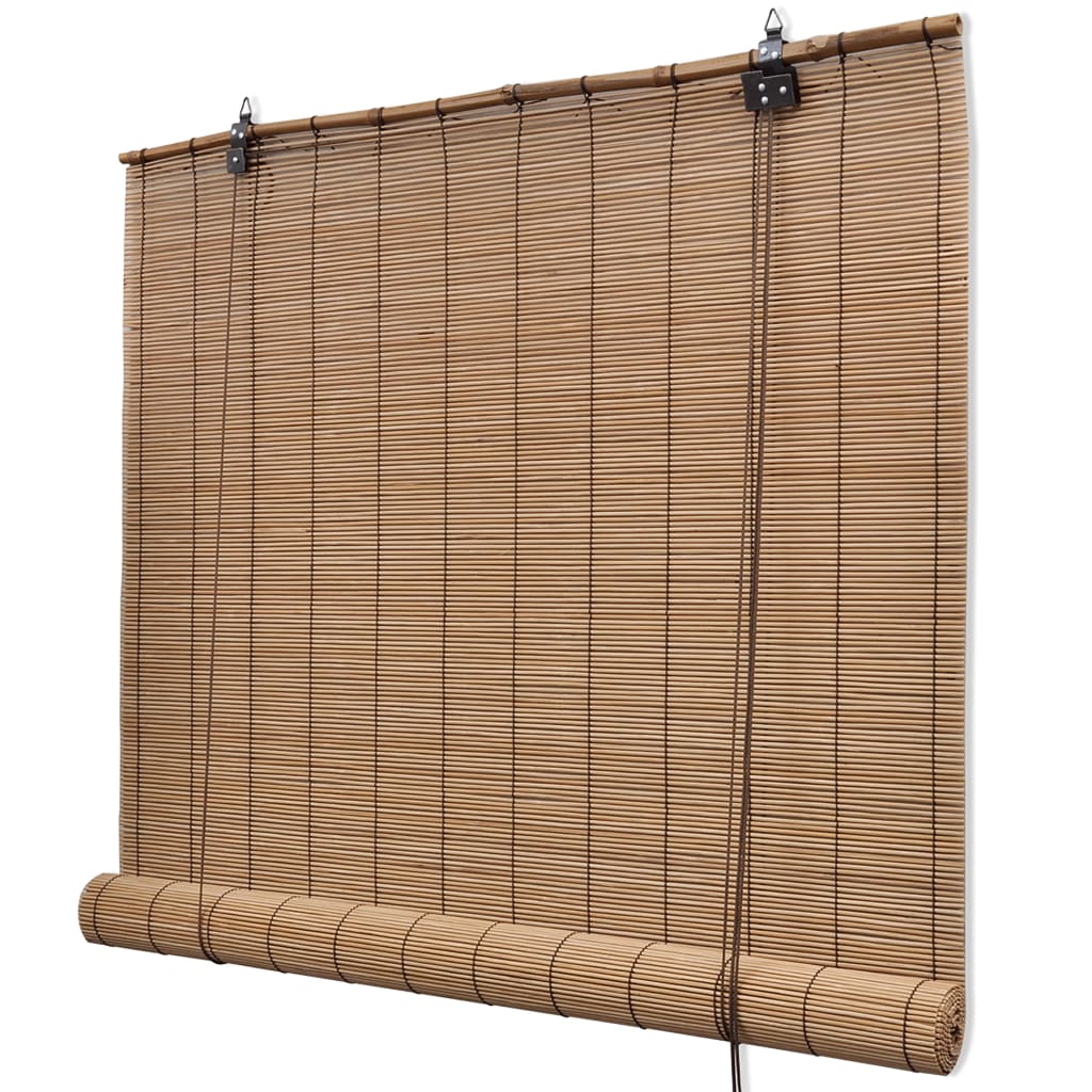 Rolgordijnen 2 st 150x220 cm bamboe bruin Jaloezieën & rolgordijnen | Creëer jouw Trendy Thuis | Gratis bezorgd & Retour | Trendy.nl