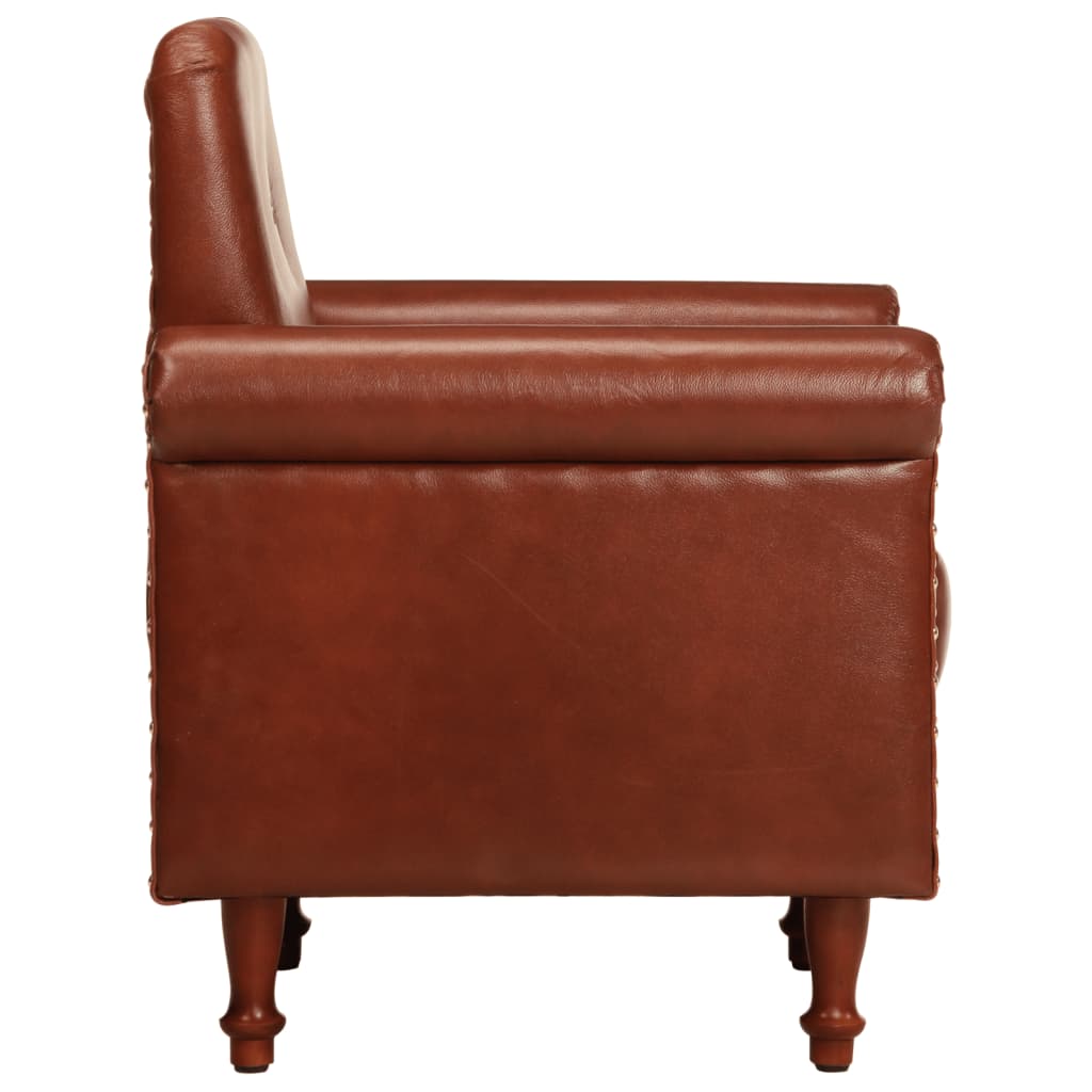 Kuipstoel echt leer bruin Fauteuils & Relaxfauteuils | Creëer jouw Trendy Thuis | Gratis bezorgd & Retour | Trendy.nl