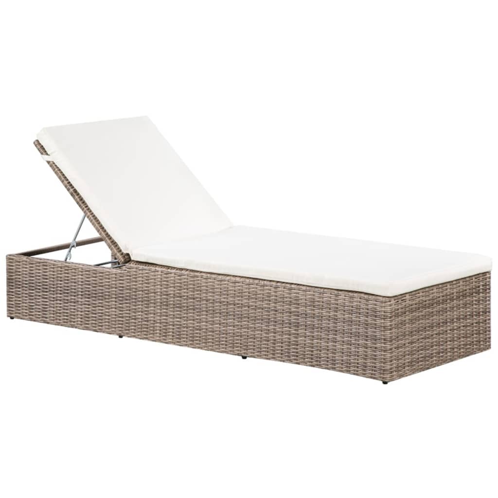 11-delige Tuinset poly rattan bruin