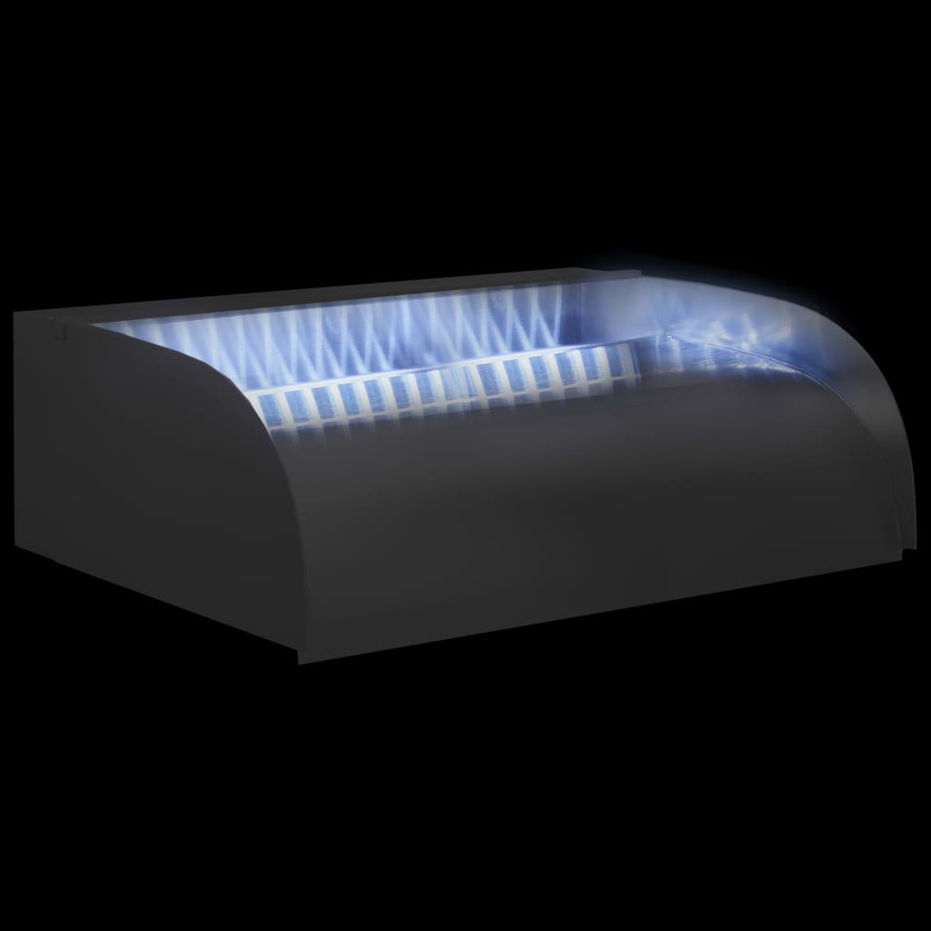 Waterval met LED's 45x34x14 cm roestvrij staal 304 Fonteinen | Creëer jouw Trendy Thuis | Gratis bezorgd & Retour | Trendy.nl