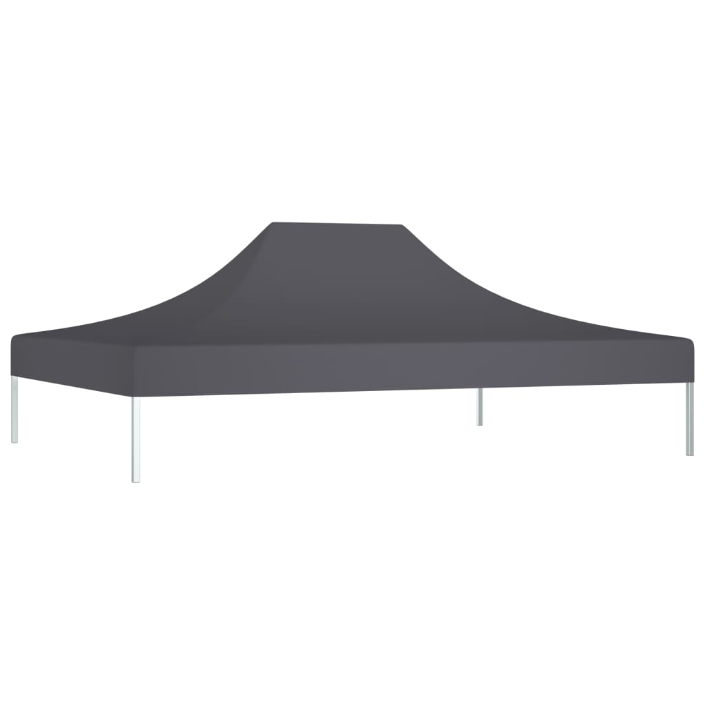 Partytentdak 270 g/m² 4,5x3 m antracietkleurig Doeken voor partytenten & prieeltjes | Creëer jouw Trendy Thuis | Gratis bezorgd & Retour | Trendy.nl