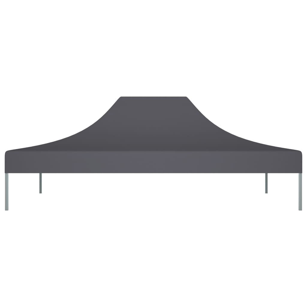 Partytentdak 270 g/m² 4,5x3 m antracietkleurig Doeken voor partytenten & prieeltjes | Creëer jouw Trendy Thuis | Gratis bezorgd & Retour | Trendy.nl