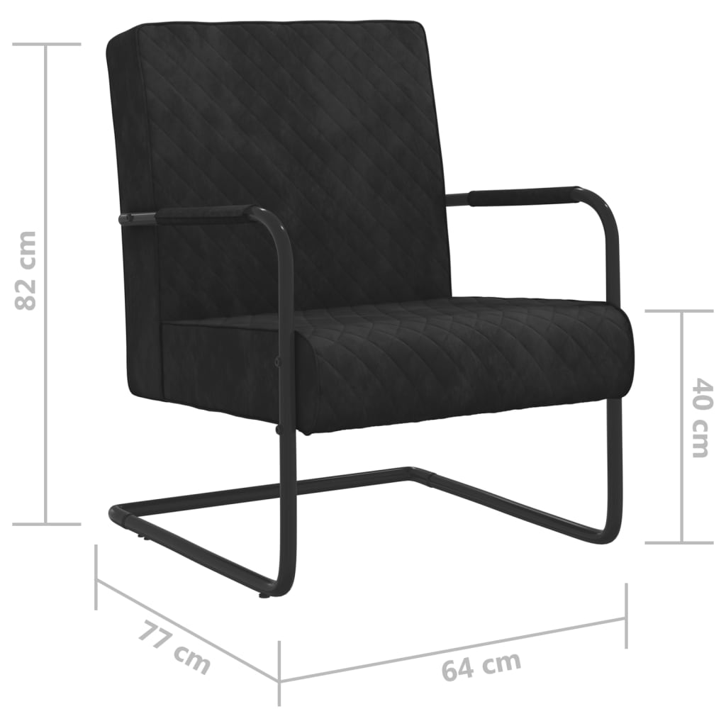 Stoel fluweel zwart Fauteuils & Relaxfauteuils | Creëer jouw Trendy Thuis | Gratis bezorgd & Retour | Trendy.nl