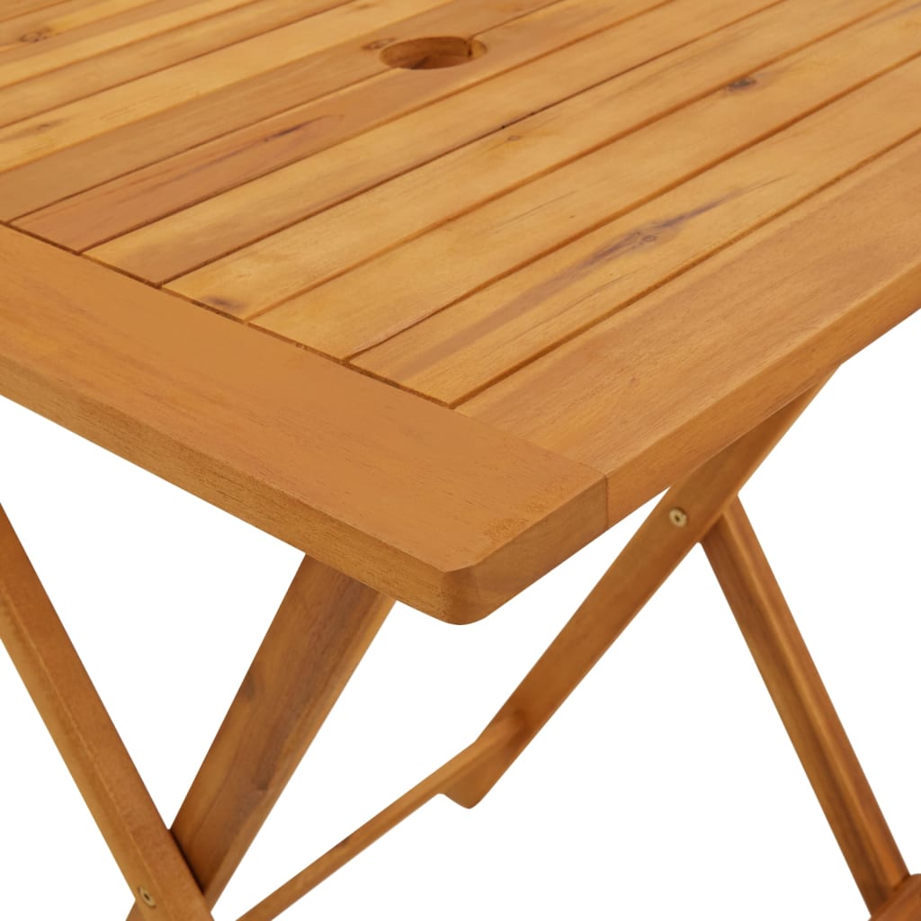 Tuintafel inklapbaar 60x60x75 cm massief acaciahout Tuintafels | Creëer jouw Trendy Thuis | Gratis bezorgd & Retour | Trendy.nl