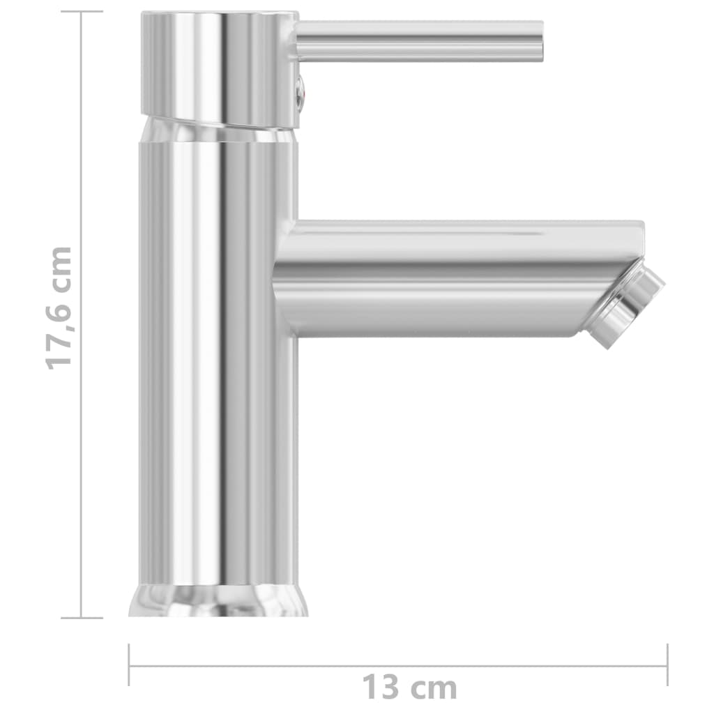 Wastafelkraan 130x176 mm verchroomd