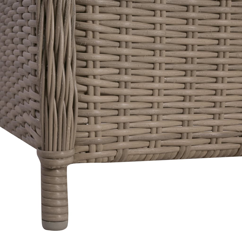 9-delige Tuinset poly rattan bruin Tuinsets | Creëer jouw Trendy Thuis | Gratis bezorgd & Retour | Trendy.nl