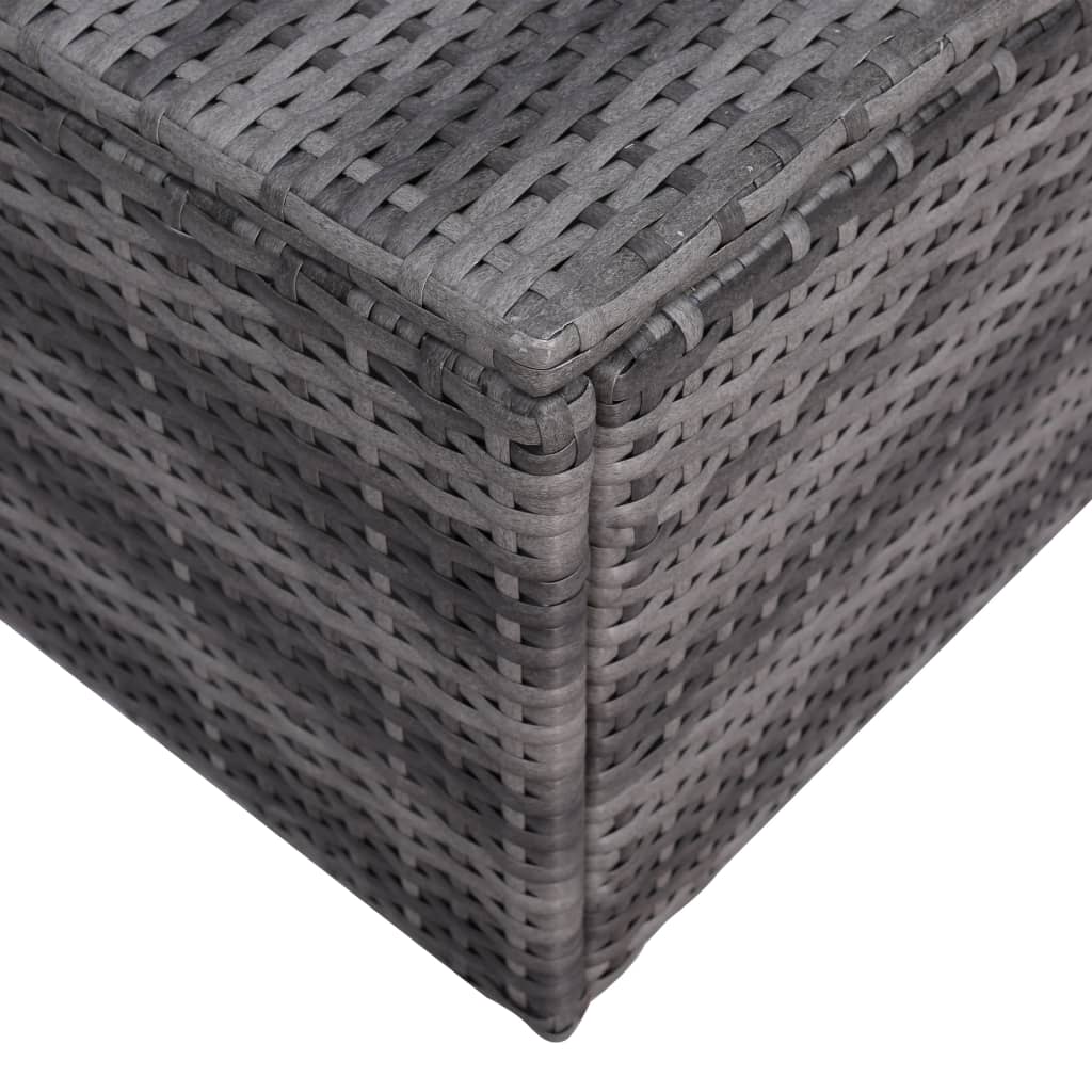 9-delige Loungeset met kussens poly rattan grijs Tuinsets | Creëer jouw Trendy Thuis | Gratis bezorgd & Retour | Trendy.nl